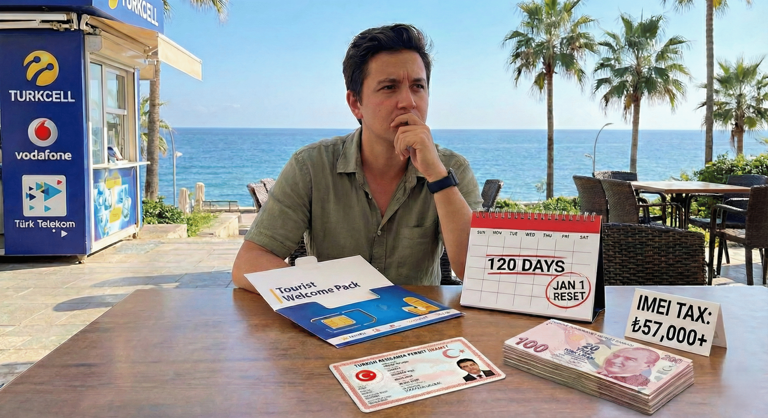 Связь в Турции 2026: Как не переплатить за IMEI и остаться в сети 1