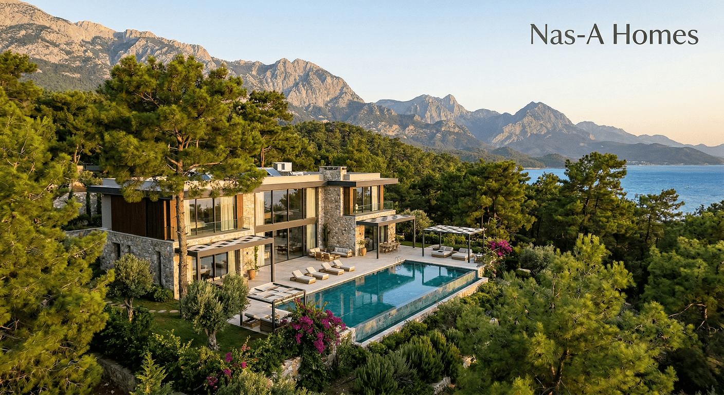 Купить виллу в Кемере в 2026 году: Приватность, сосновые леса и новый статус Средиземноморья 1