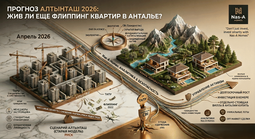 Прогноз Алтынташ 2026: Жив ли еще флиппинг квартир в Анталье? 1