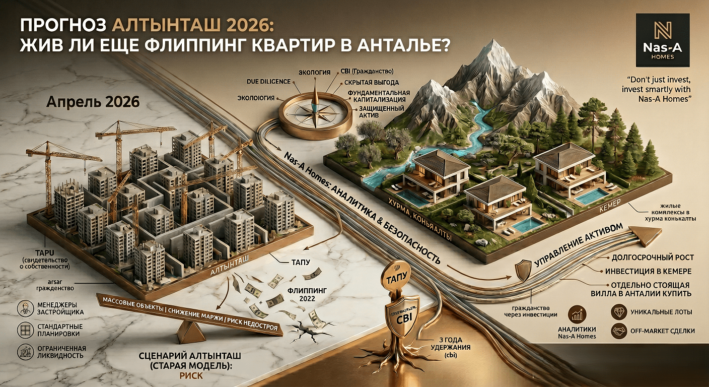 Прогноз Алтынташ 2026: Жив ли еще флиппинг квартир в Анталье? 1 Прогноз Алтынташ 2026: Жив ли еще флиппинг квартир в Анталье? 1