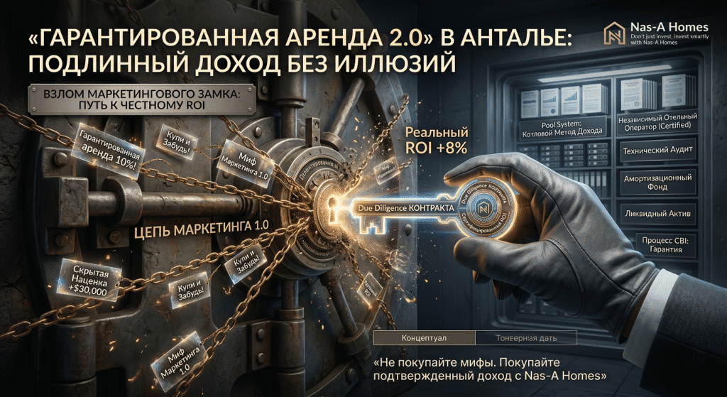 «Гарантированная аренда 2.0» в Анталье: Как застройщики продают вам ваши же деньги и где искать реальный ROI 10
