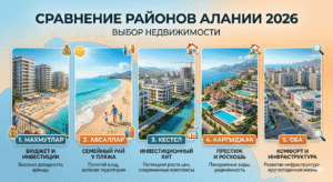 Сравнение районов Алании — где купить недвижимость 2026 4