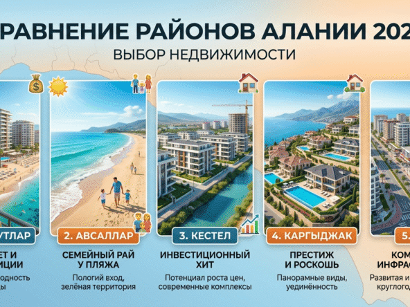 Сравнение районов Алании — где купить недвижимость 2026 27