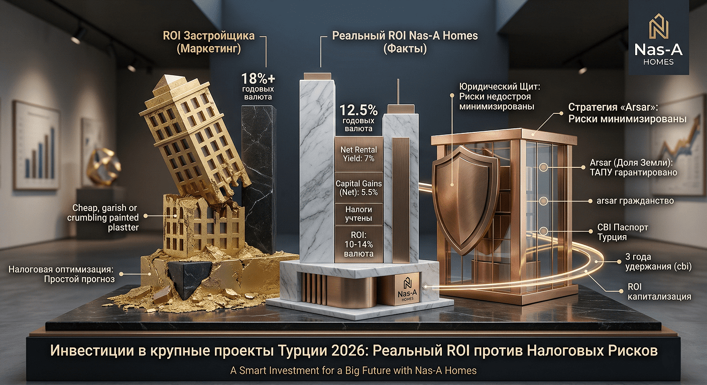 Инвестиции в крупные проекты Турции 2026: Реальный ROI против Налоговых Рисков на фоне новых правил 1 Инвестиции в крупные проекты Турции 2026: Реальный ROI против Налоговых Рисков на фоне новых правил 1