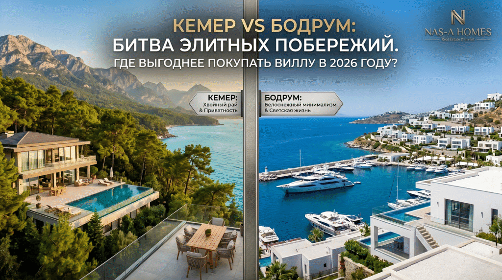 Кемер против Бодрума: Битва элитных побережий. Где выгоднее покупать виллу в 2026 году? 3