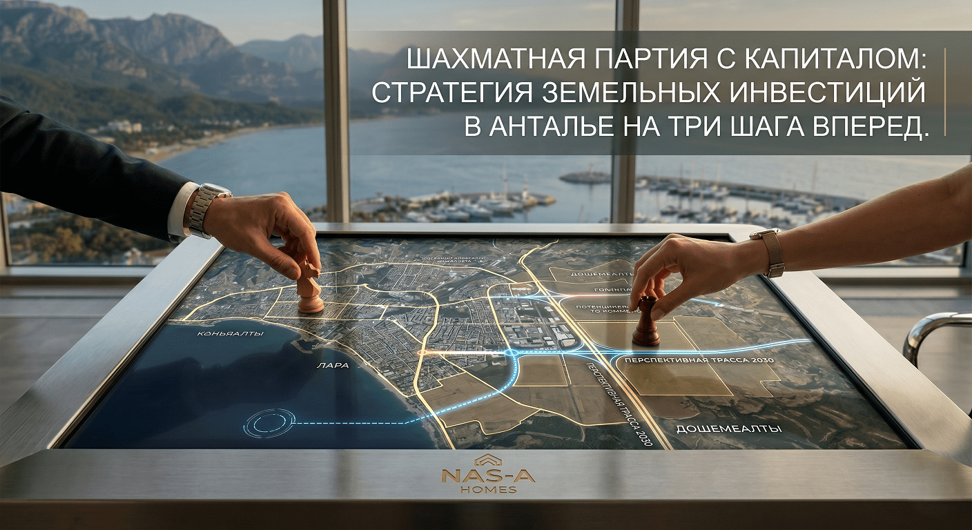 Шахматная партия с капиталом: Стратегия земельных инвестиций в Анталье на три шага вперед 1