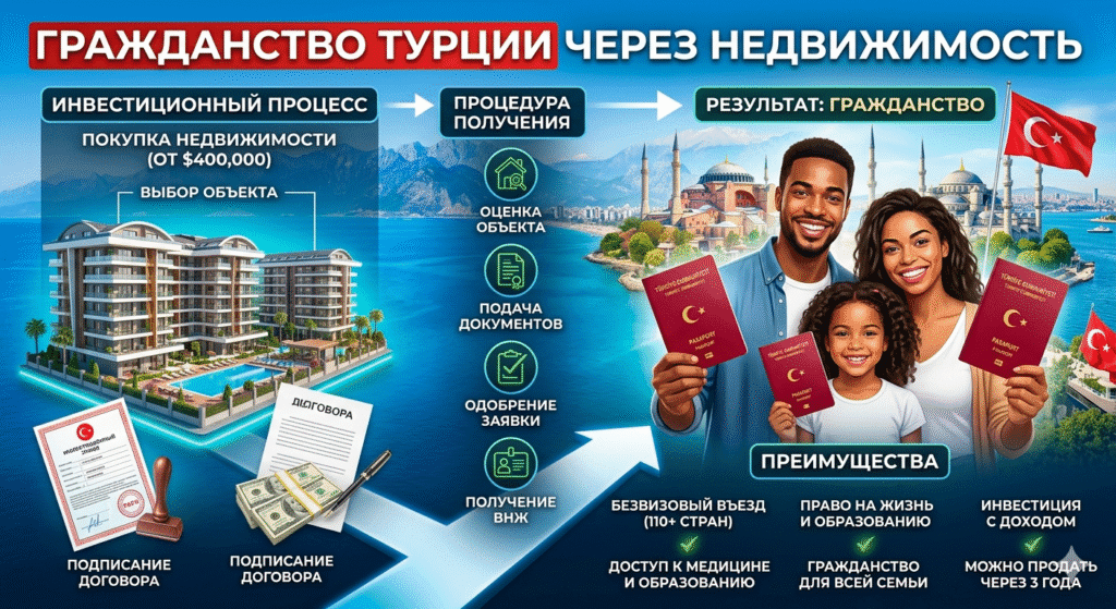 Турецкое гражданство через инвестиции в недвижимость 1 Турецкое гражданство через инвестиции в недвижимость 1