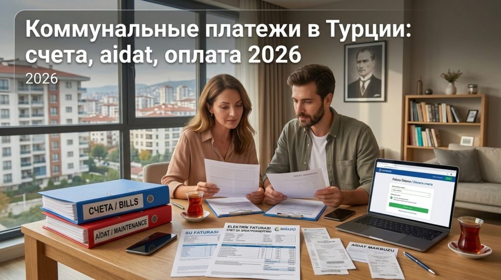 Коммунальные платежи в Турции: счета, aidat, оплата 2026 7
