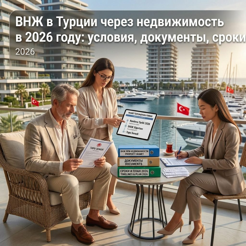 ВНЖ в Турции через недвижимость в 2026 году: условия, документы, сроки 7