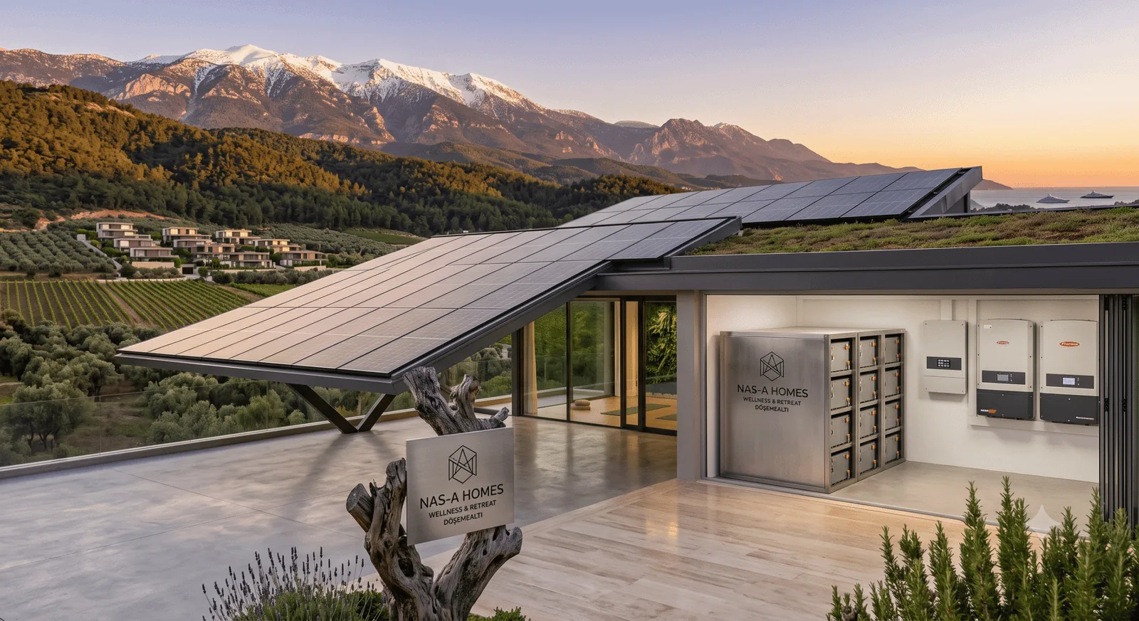 Net-Zero и полная энергонезависимость виллы: солнечная генерация (GES), накопители и зеленый тариф в Турции 1 Net-Zero и полная энергонезависимость виллы: солнечная генерация (GES), накопители и зеленый тариф в Турции 1